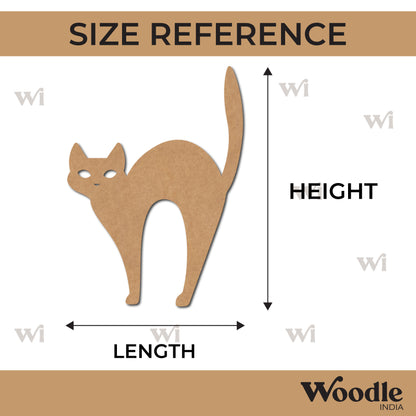 Cat Cutout MDF Design 7