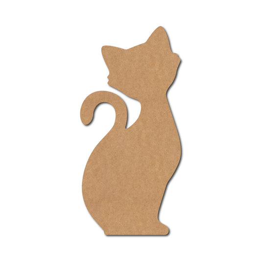 Cat Cutout MDF Design 9