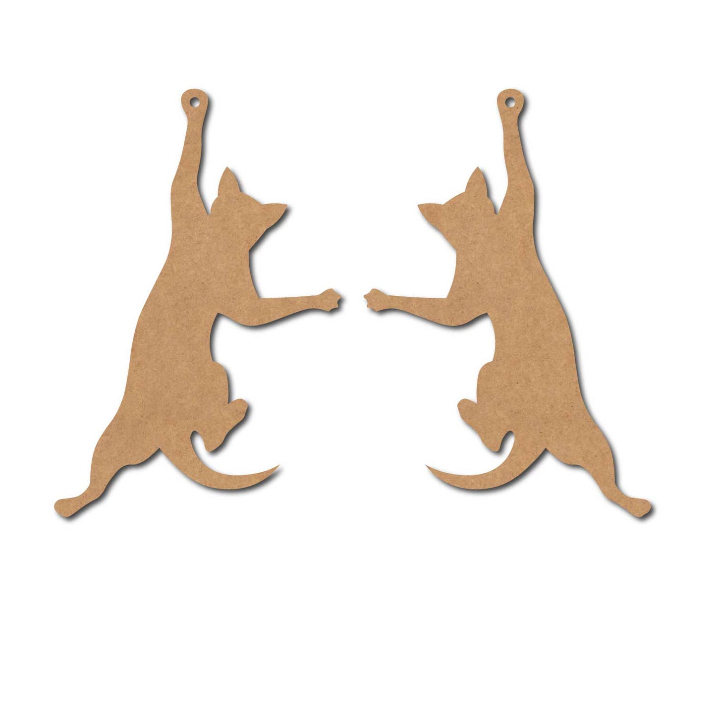 Cat Earrings MDF Design 1