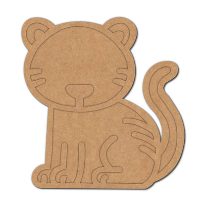 Cat Mosaic Art MDF Design 1