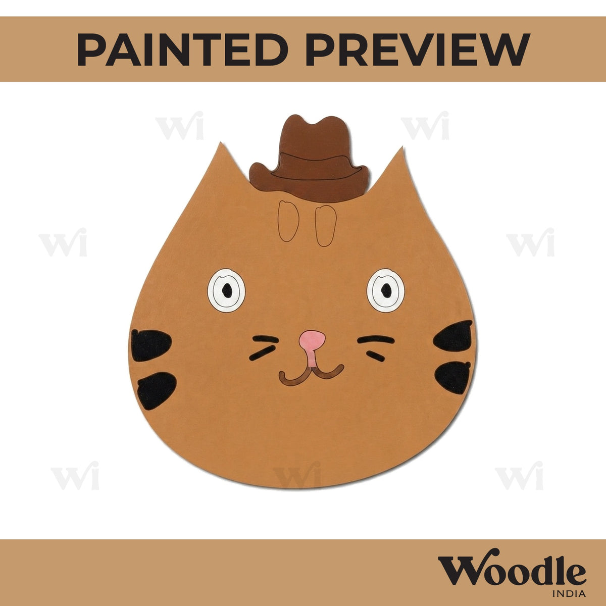 Cat Pre Marked MDF Design 12