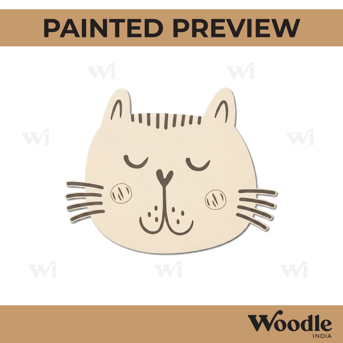 Cat Pre Marked MDF Design 16