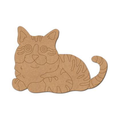 Cat Pre Marked MDF Design 20