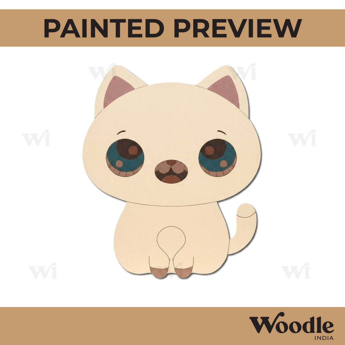 Cat Pre Marked MDF Design 25
