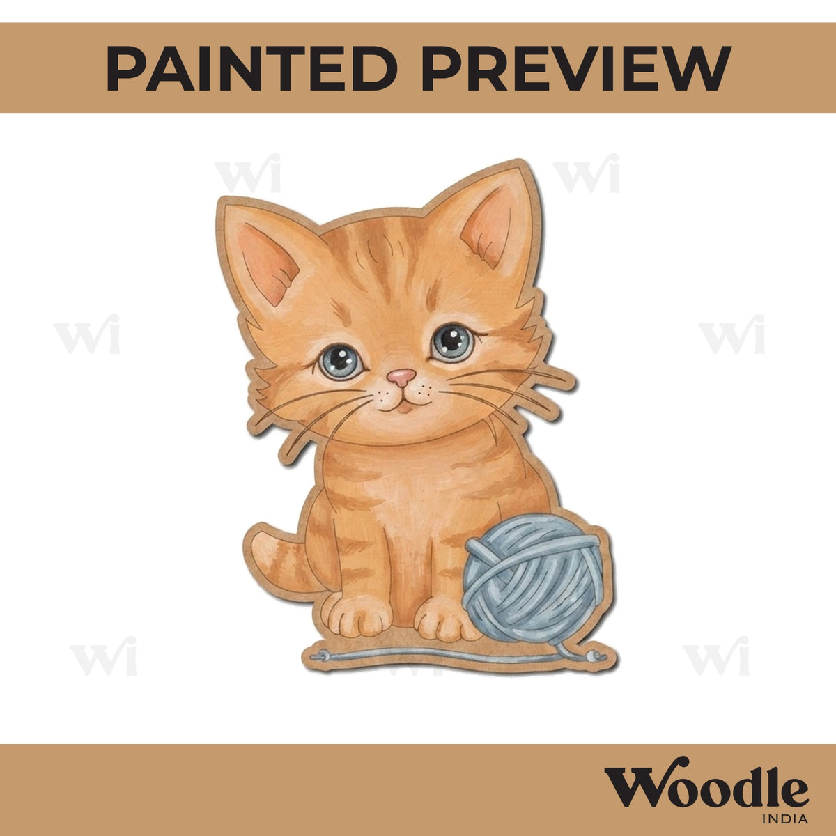 Cat Pre Marked MDF Design 28