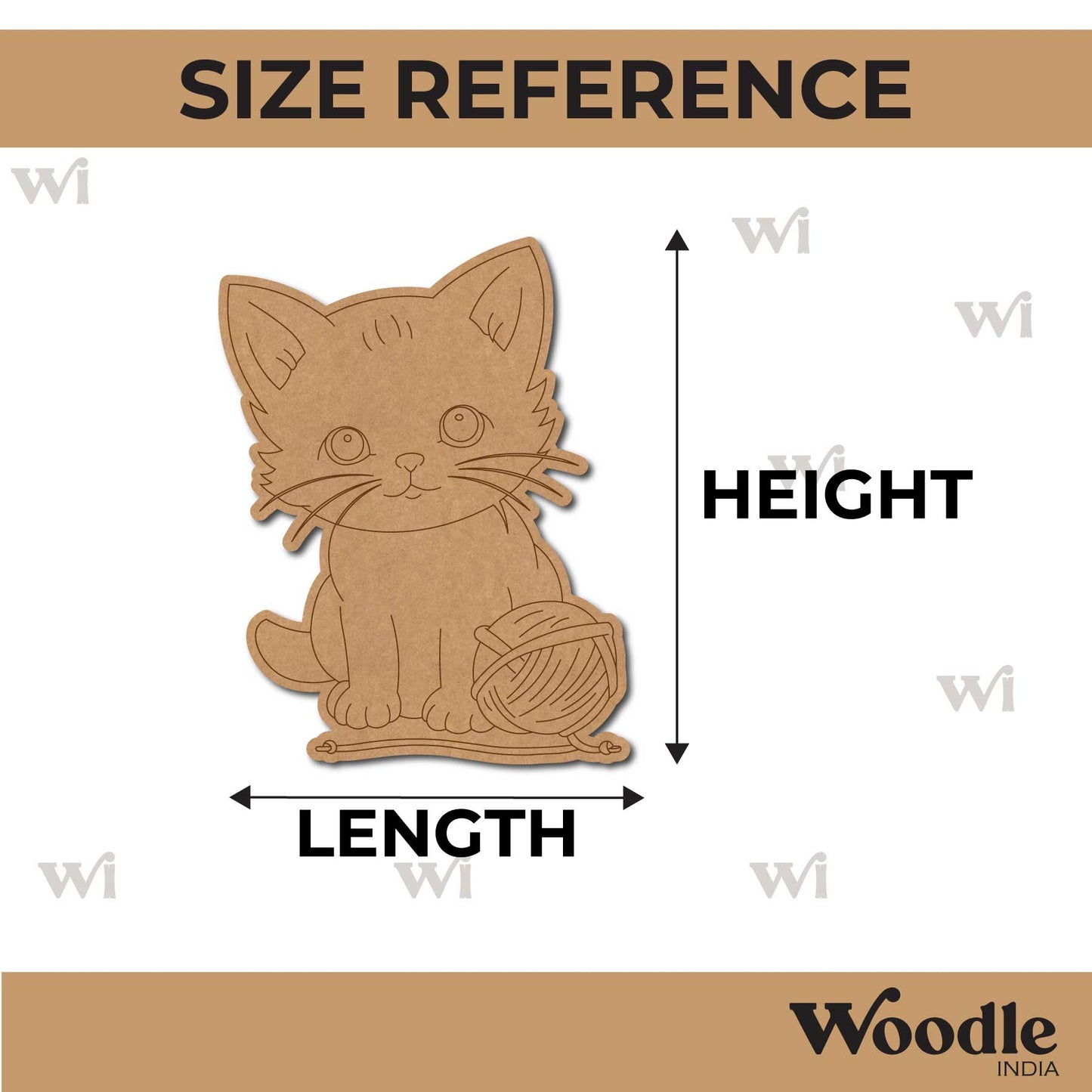 Cat Pre Marked MDF Design 28