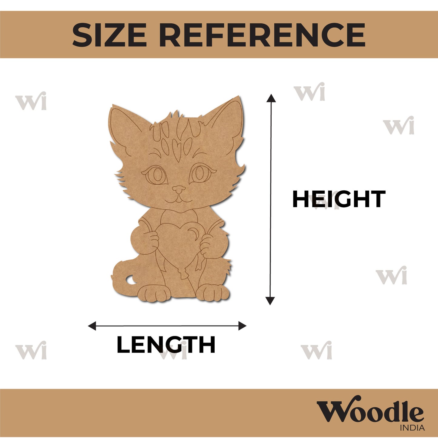 Cat Pre Marked MDF Design 30