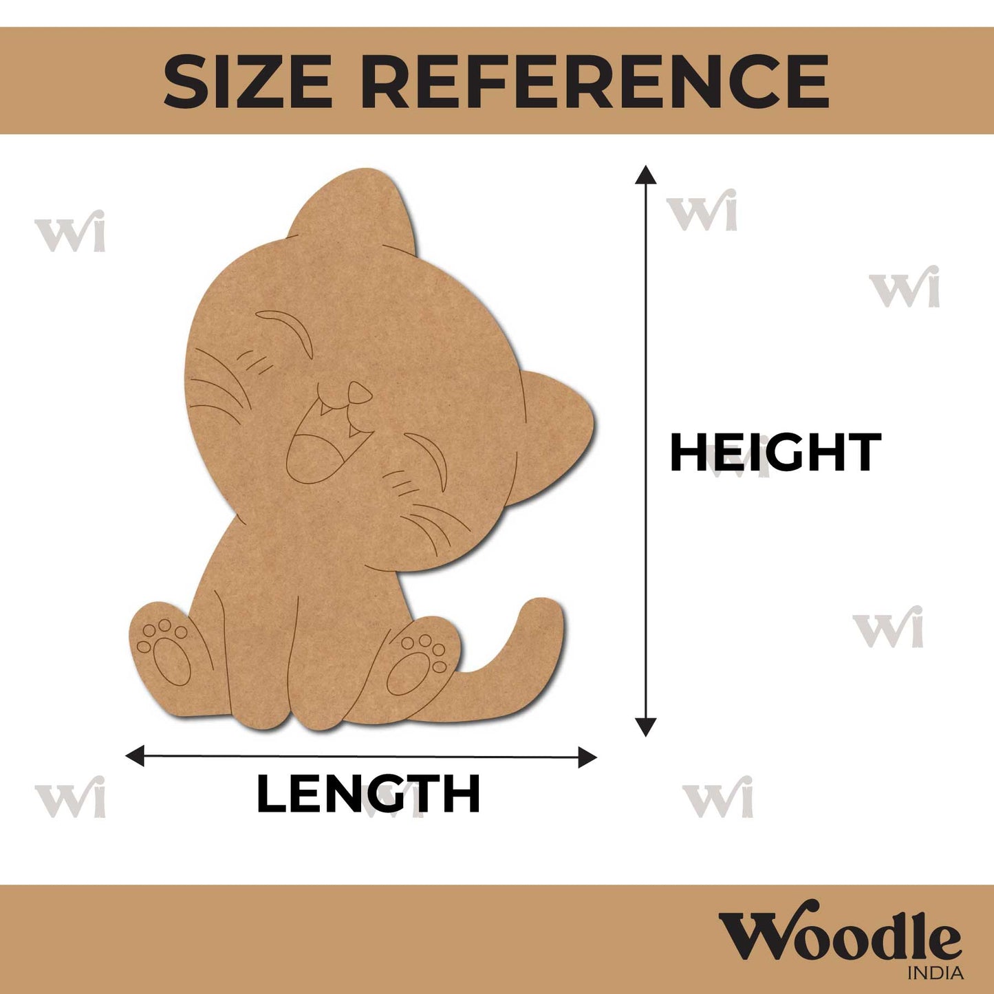 Cat Pre Marked MDF Design 31