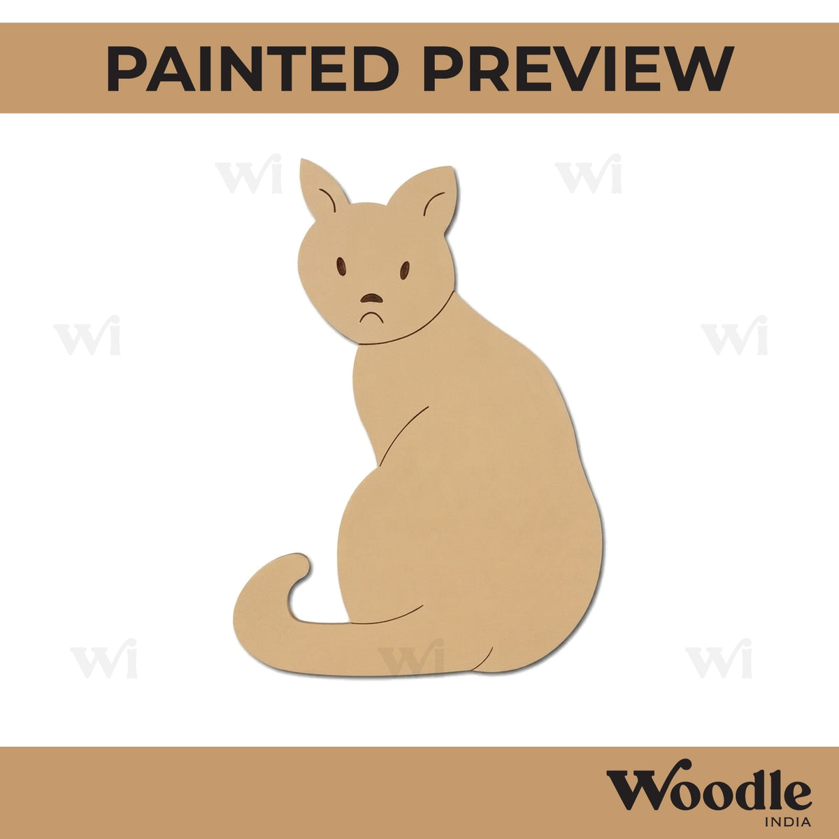 Cat Pre Marked MDF Design 4