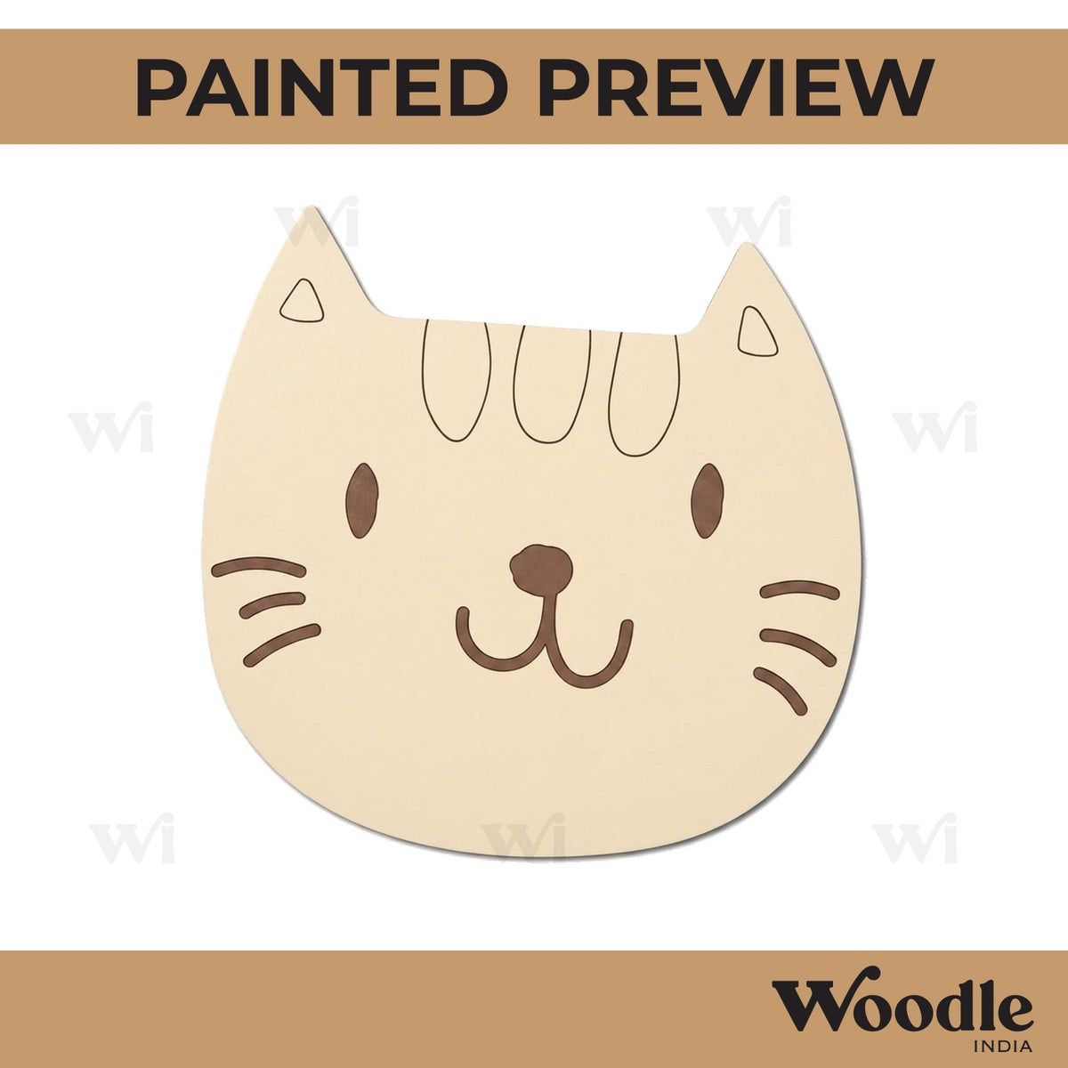 Cat Pre Marked MDF Design 8