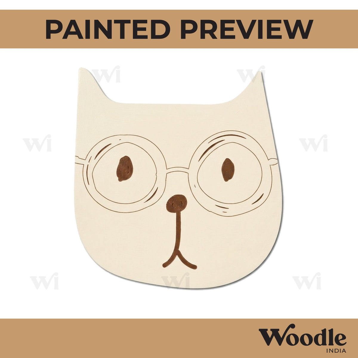Cat Pre Marked MDF Design 9