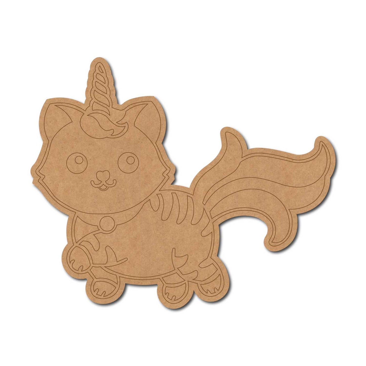 Cat Unicorn Pre Marked MDF Design 1