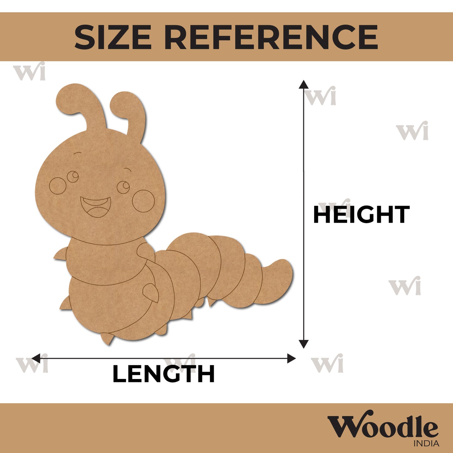 Caterpillar Pre Marked MDF Design 2