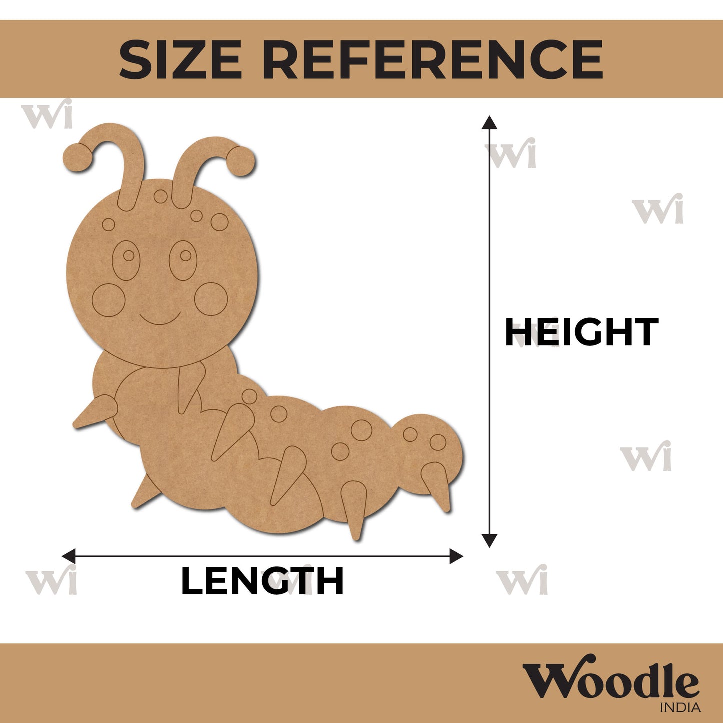 Caterpillar Pre Marked MDF Design 3