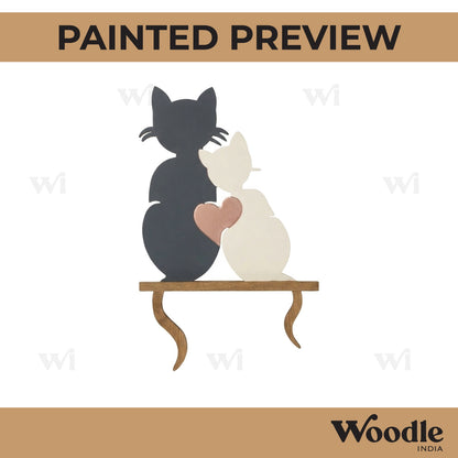 Cats Cutout MDF Design 1