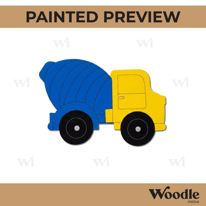 Cement Truck Pre Marked MDF Design 1