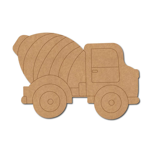 Cement Truck Pre Marked MDF Design 1
