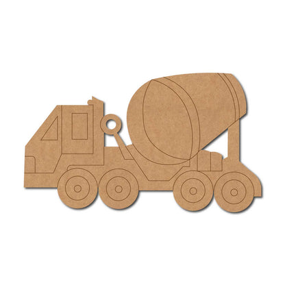 Cement Truck Pre Marked MDF Design 2
