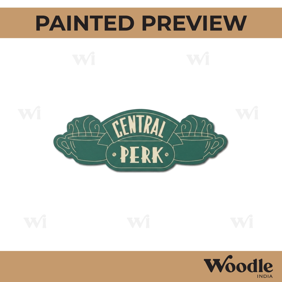 Central Perk Friends Pre Marked MDF Design 1