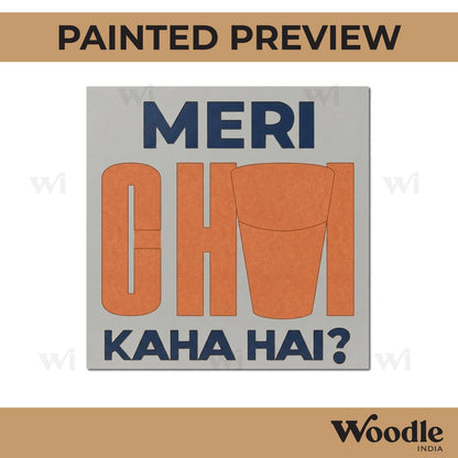 Chai Pre Marked Base MDF Design 1
