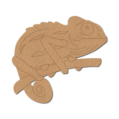 Chameleon Lizard Pre Marked MDF Design 1