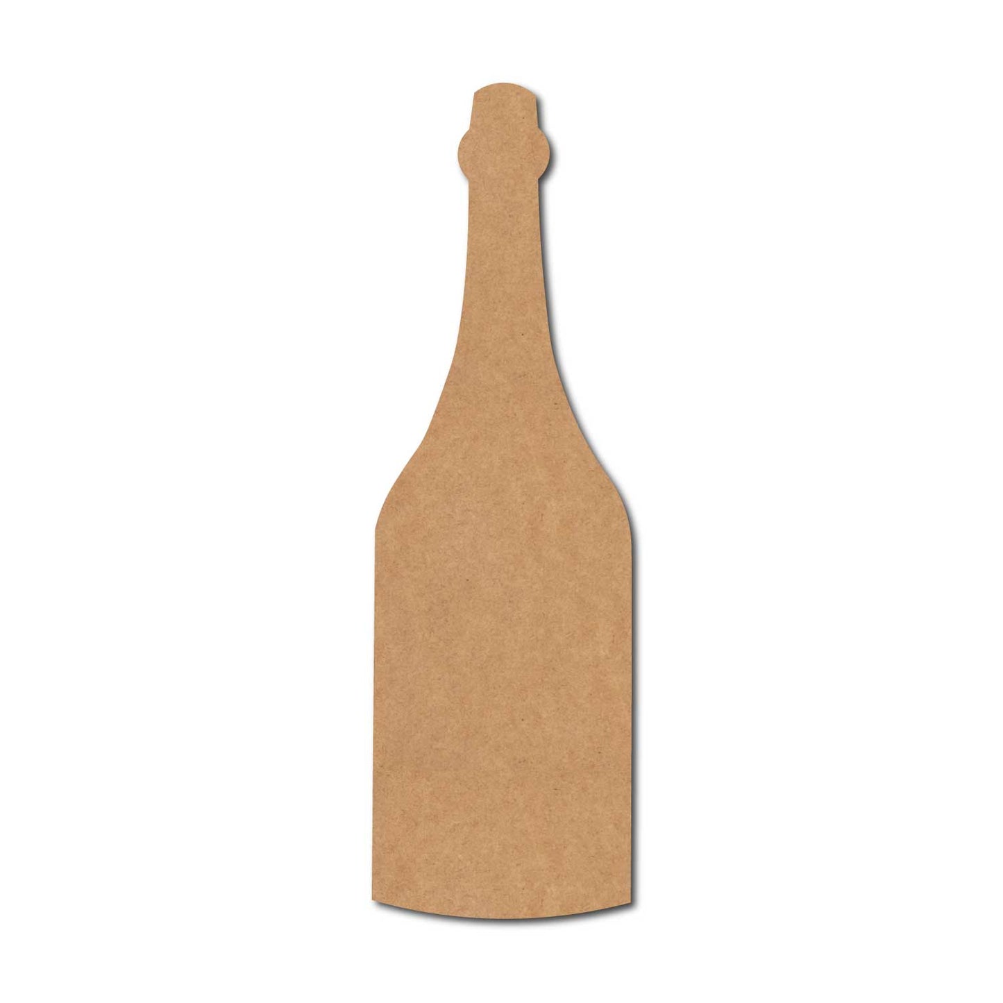 Champagne Bottle Cutout MDF Design 1
