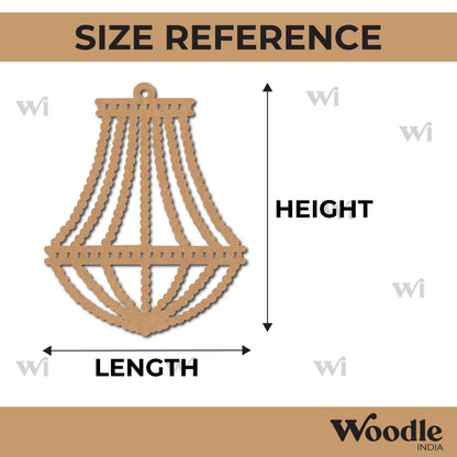 Chandelier Cutout MDF Design 2