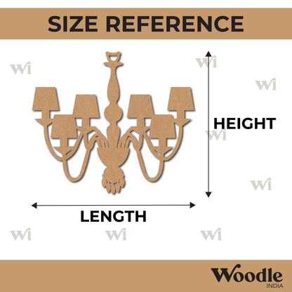 Chandelier Cutout MDF Design 3