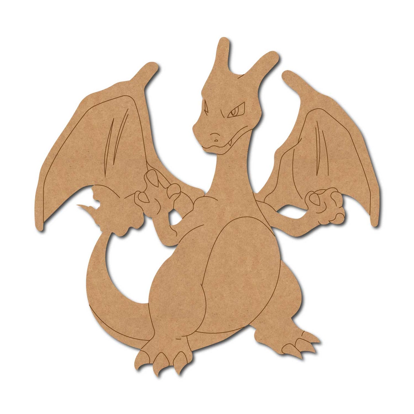 Charizard Dragon Pokemon Pre Marked MDF Design 5