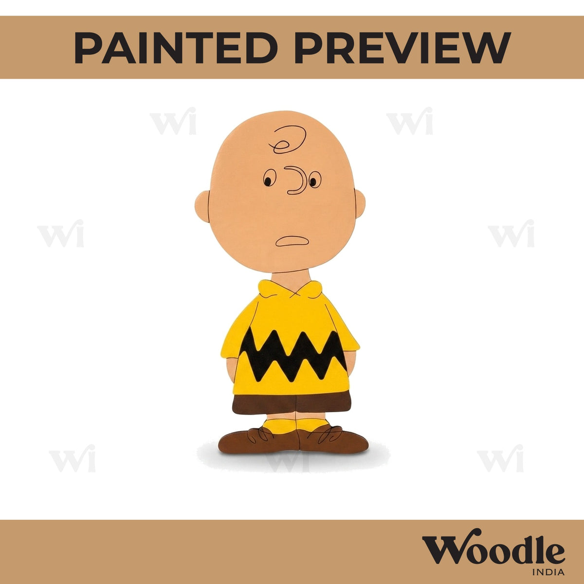 Charlie Brown Boy Pre Marked MDF Design 1