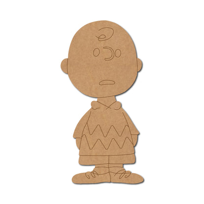 Charlie Brown Boy Pre Marked MDF Design 1