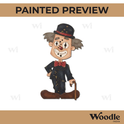 Charlie Chaplin Cartoon Pre Marked MDF Design 8