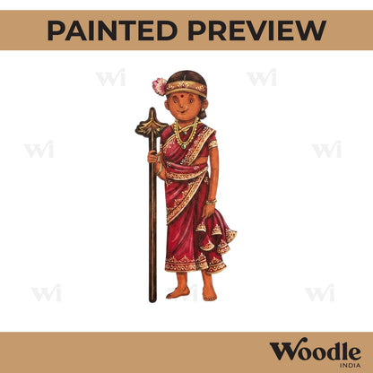 Chattisgarh Woman Pre Marked MDF Design 1