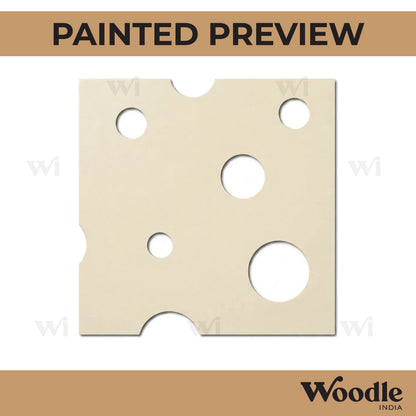 Cheese Cutout MDF Design 2