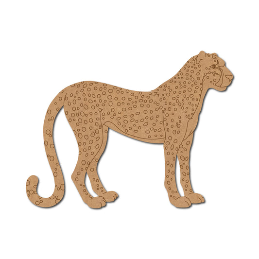 Cheetah Pre Marked MDF Design 1