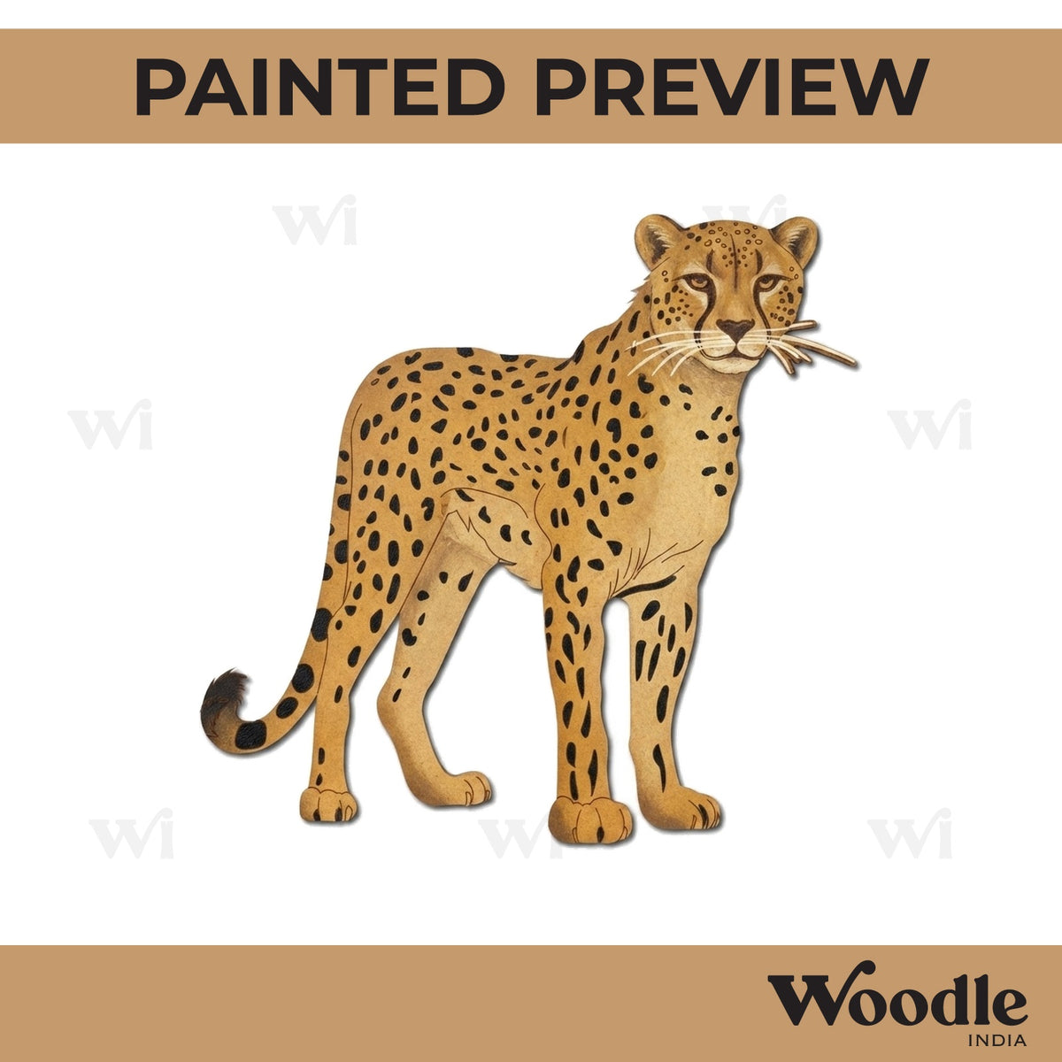 Cheetah Pre Marked MDF Design 3