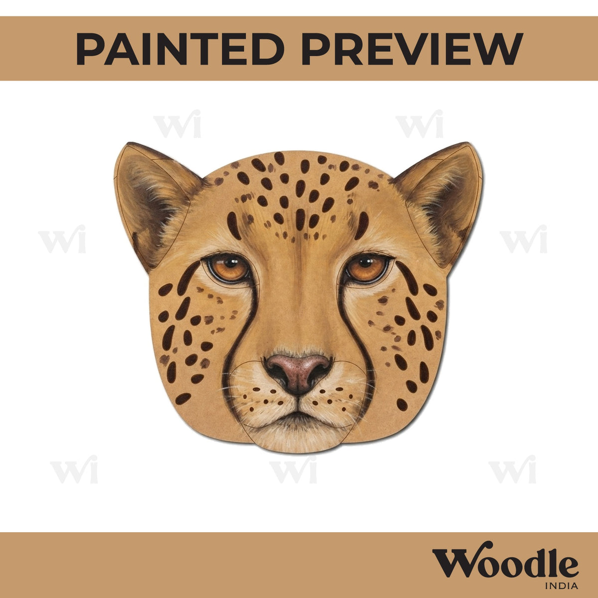 Cheetah Pre Marked MDF Design 4