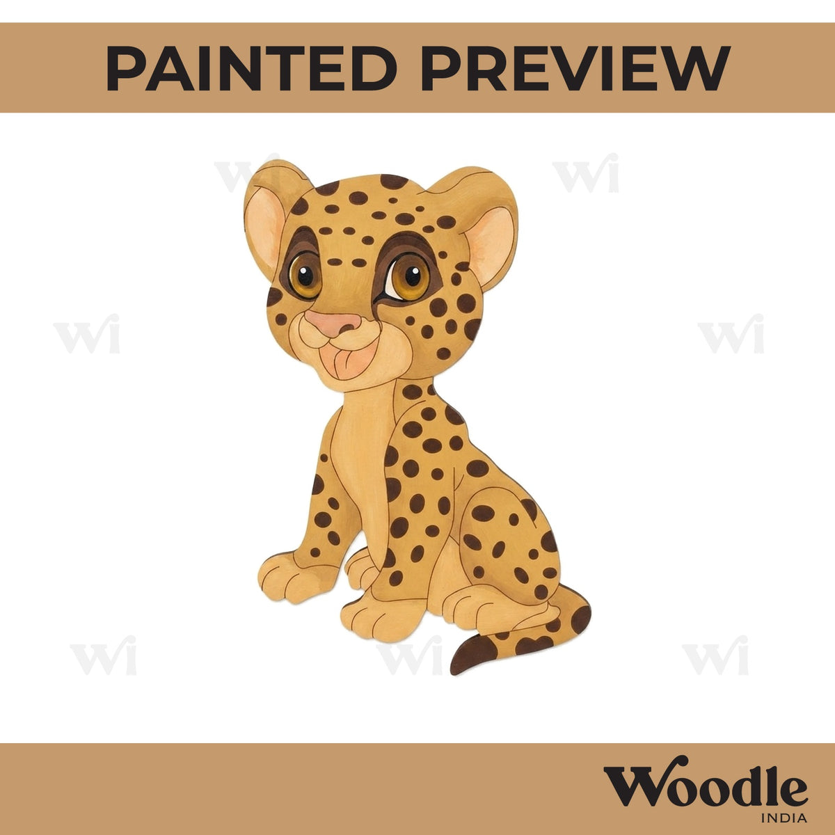 Cheetah Pre Marked MDF Design 5