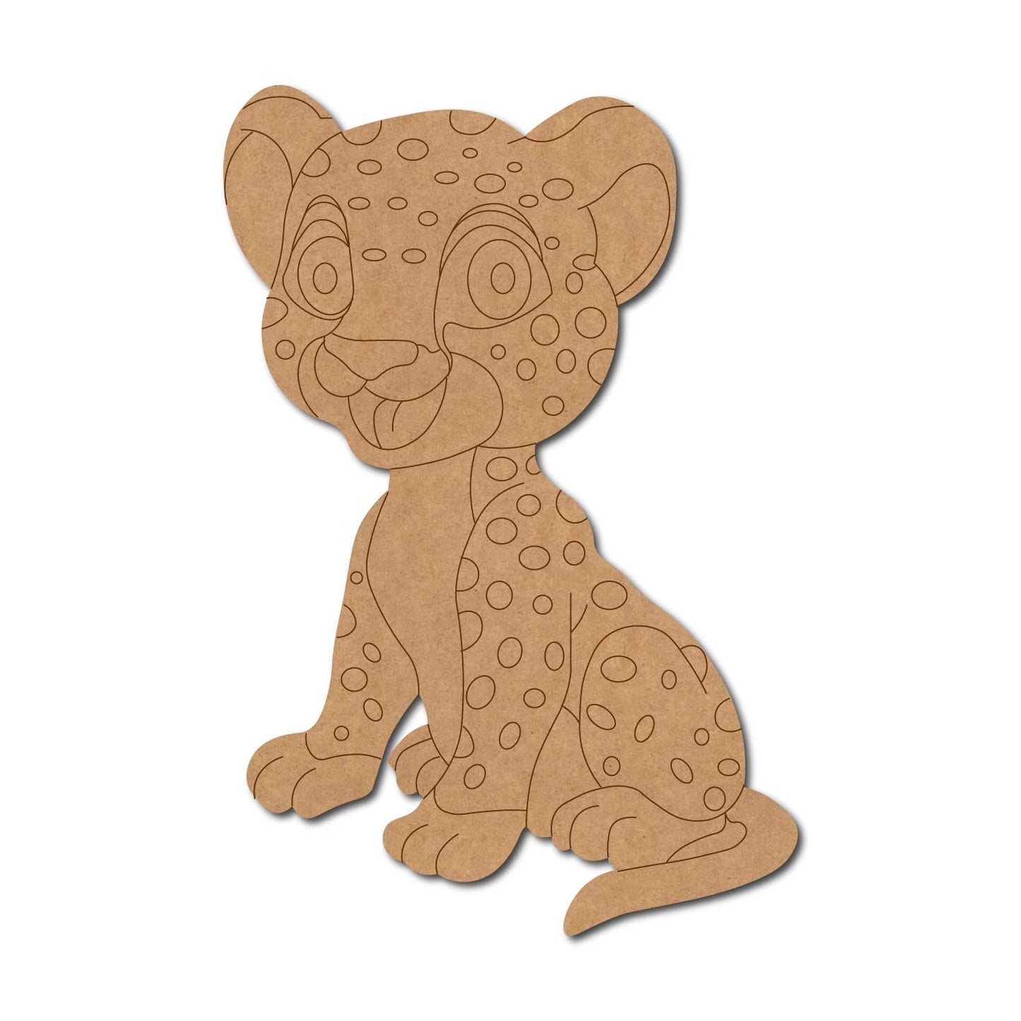 Cheetah Pre Marked MDF Design 5