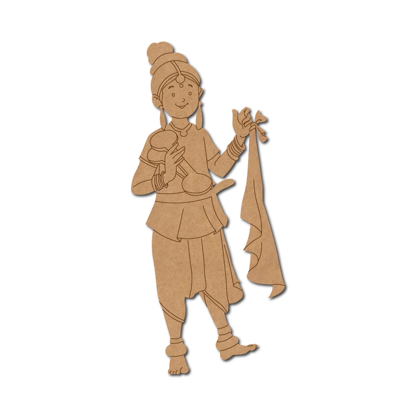 Chekka Bhajana Artist Pre Marked MDF Design 1