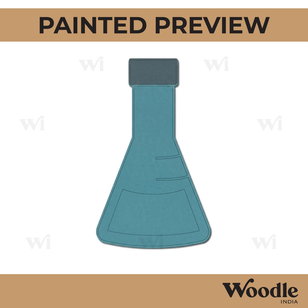 Chemistry Flask Pre Marked MDF Design 1
