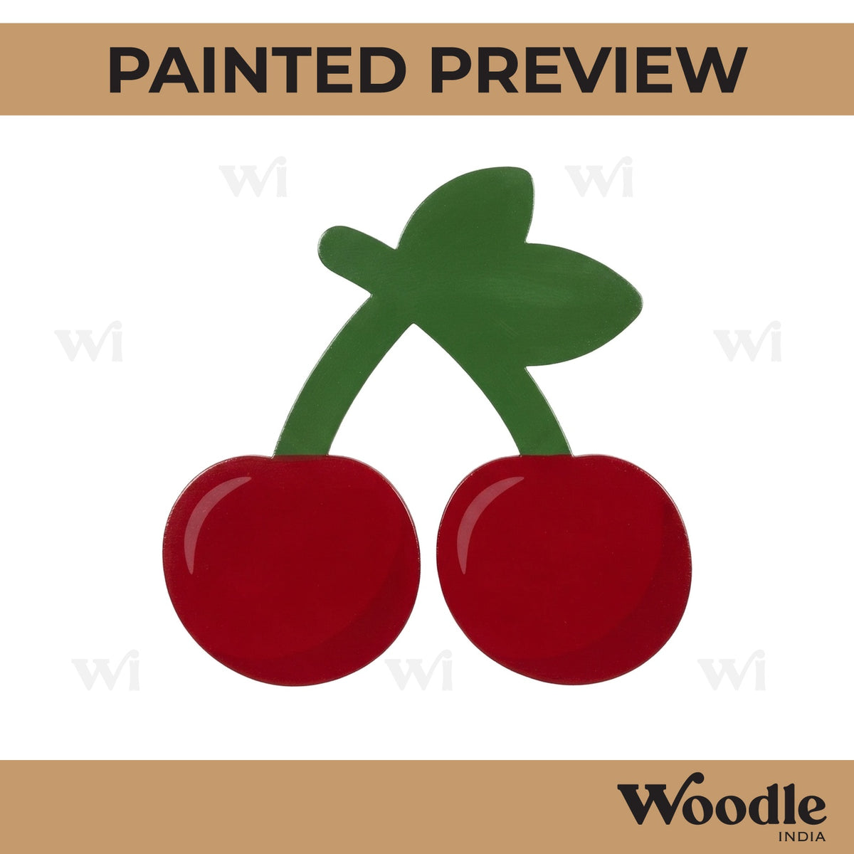 Cherry Cutout MDF Design 1