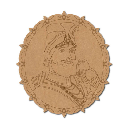 Chhatrapati Shivaji Maharaj Pre Marked Base MDF Design 1