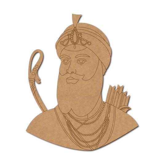 Chhatrapati Shivaji Maharaj Pre Marked MDF Design 2