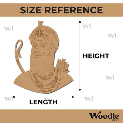Chhatrapati Shivaji Maharaj Pre Marked MDF Design 2