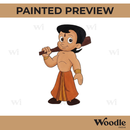 Chhota Bheem Pre Marked MDF Design 5