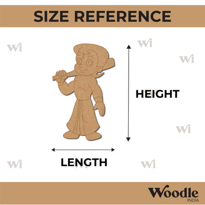 Chhota Bheem Pre Marked MDF Design 5