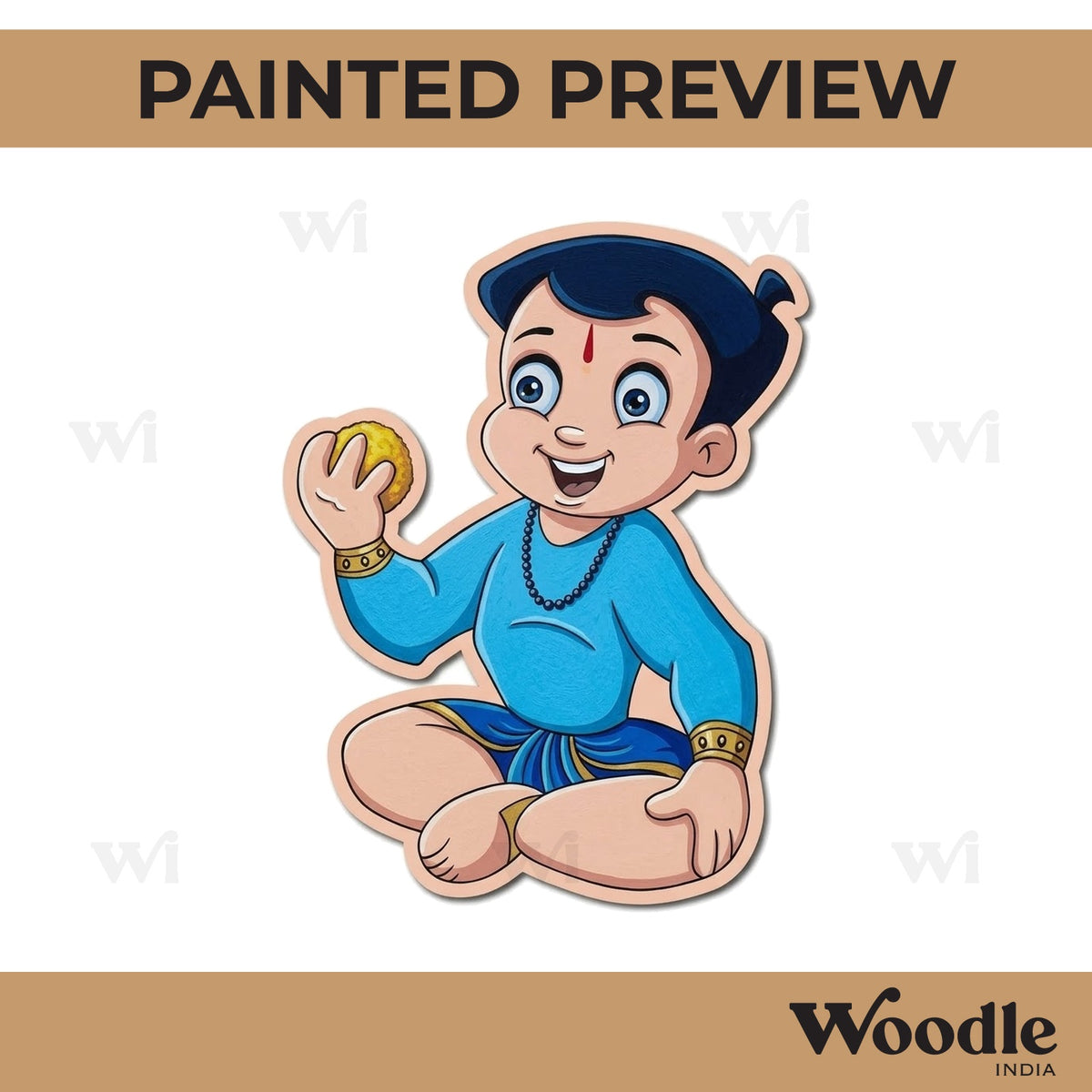 Chhota Bheem Pre Marked MDF Design 8