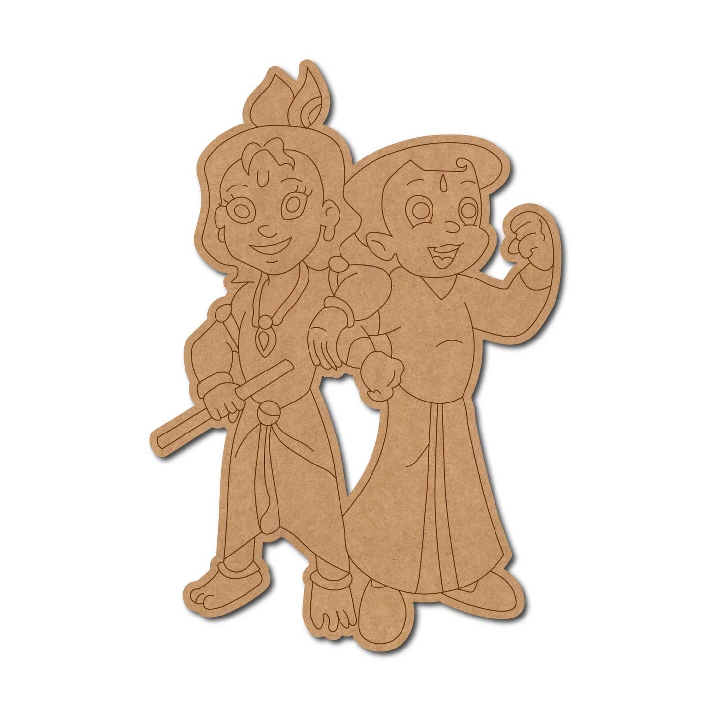 Chhota Bheem Pre Marked MDF Design 9