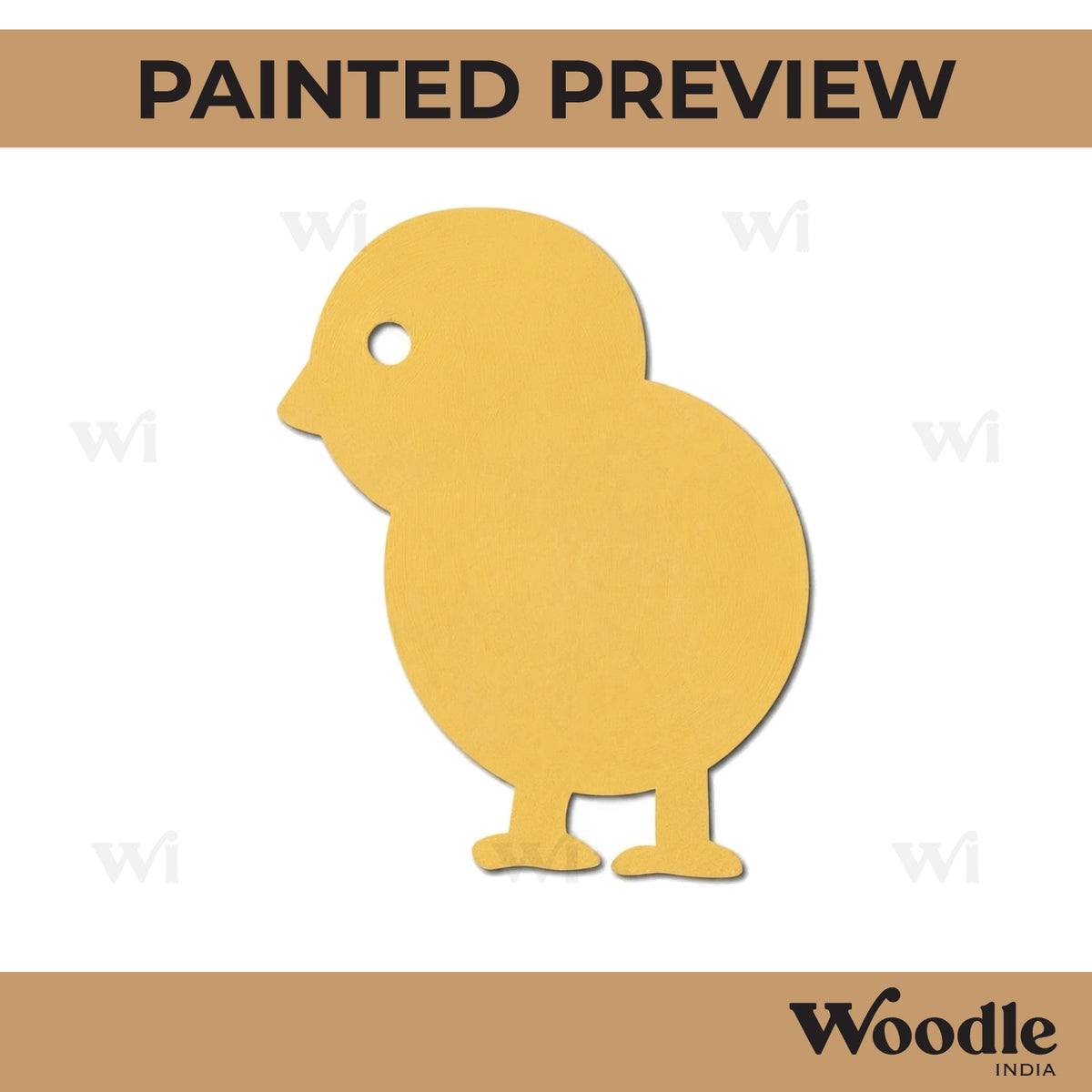 Chick Cutout MDF Design 1
